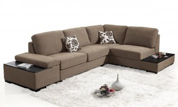 1015 Risto Sectional Sofa in Taupe Fabric by VIG [VGSS-1015 Risto Taupe]