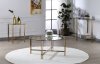 Veises Coffee Table 3Pc Set 82995 in Champagne by Acme