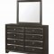 Decker Bedroom Set 5Pc 206280 in Brownish Graphite by Coaster