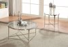 Helge Coffee Table 83025 in Chrome by Acme w/Options