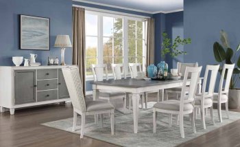 Katia Dining Table DN02273 in Gray & White by Acme w/Options [AMDS-DN02273 Katia]