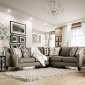 Fillmore Sectional Sofa SM8351 in Warm Gray Linen-Like Fabric