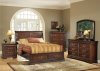 Acme Brown Cherry Finish Classic Hennessy Bedroom w/Options