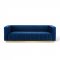 Charisma Sofa in Navy Velvet Fabric by Modway w/Options