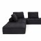 Nolden Sectional Sofa in Black Waterproof Fabric by VIG