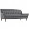 Response EEI-1788 Sofa in Gray Fabric by Modway w/Options