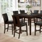 Jenessa Counter Ht Dining Set 9Pc CM3820PT in Espresso