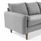 Revive Sectional Sofa in Light Gray Fabric by Modway