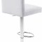 Joel Bar Stool 710 Set of 4 White Velvet Fabric by Meridian