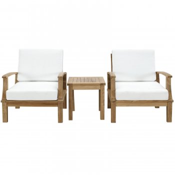 Marina Outdoor Patio 3Pc Set in Natural Solid Wood by Modway [MWOUT-EEI-1487-Marina]