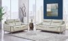 U8351 Sofa in Pearl Bonded Leather by Global w/Options