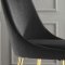 Viscount Dining Chair Set of 2 in Black Velvet by Modway