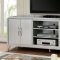 Sade 74" Contemporary Style TV Console CM5441 in Silver