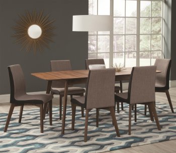 Redbridge Dining Room Set 5Pc 106591 Walnut by Coaster w/Options [CRDS-106591 Redbridge]