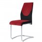 D1021DC Dining Chair Set of 4 in Red/Black Velvet by Global