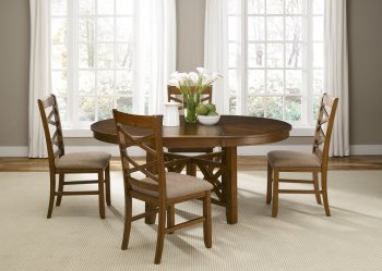 Bistro Dining Table 5Pc Set 64-CD-OTS in Honey by Liberty [LFDS-64-CD-OTS Bistro]