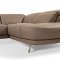 I730 Sectional Sofa in Light Grey Premium Leather by J&M