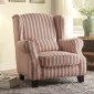 La Verne 1237F1S Accent Chair in Striped Fabric by Homelegance