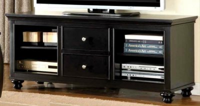 CM858BK Stevens TV Console in Black