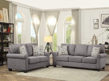 Selkirk Sofa Bed 9938GY in Gray by Homelegance w/Options [HESB-9938GY-Selkirk]