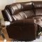 Lonna Recliner Sectional Sofa 53695 in Brown by Acme w/Options