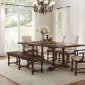 Tanner Dining Set 60830-60836 in Cherry by Acme w/Options