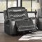 Putnam Recliner Sofa 9405GY in Gray by Homelegance w/Options