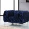 Mercer 646 Sofa in Navy Velvet Fabric w/Optional Items