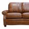 Ashton Sofa & Loveseat Set in Safari Tan Full Leather