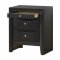 G2543 Bedroom in Black by Glory w/Upholstered Bed & Options