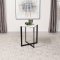 Tobin Coffee Table 3Pc Set 707698 in White & Black by Coaster