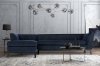 Jess Sectional Sofa TOV-L4913 in Navy Linen by TOV Furniture