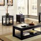 Meadow 3Pc Coffee & End Table Set CM4327 in Antique Black