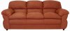 Persimmon Fabric Contemporary Sofa & Loveseat Set w/Options