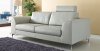 Angela Sofa & Loveseat in Gray Leather w/Options by Whiteline