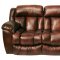 Cognac Leather Eclipse Motion Sofa & Loveseat Set w/Options