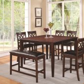 100648 Dunham 5Pc Counter Height Dining Set by Coaster w/Options