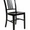 Alton Set of 4 Dining Chairs NA15BL in Black by LeisureMod