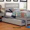 Carus 4Pc Youth Bedroom Set CM7904GY in Gray w/Options