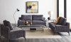 Mattie Sofa & Loveseat Set 550941 in Charcoal Velvet by Coaster