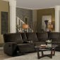 Shreveport Reclining Sectional Sofa 8238 in Brown Homelegance