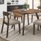 Beane 5Pc Dining Set 5700-48 in Walnut by Homeleance