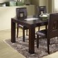 D043DT Dining 5Pc Set w/DG072DC Brown Chairs by Global