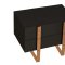 Viceroy Nightstand Set of 2 in Black Matte Lacquer by Casabianca