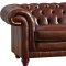 288 Sofa in Brown Half Leather by ESF w/Options