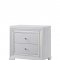 Lima 5Pc Bedroom Set in White Finish by Chintaly w/Options