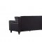 Harley Sofa 616BL in Black Velvet w/Options by Meridian