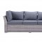 Laurance Outdoor Patio Sectional Sofa Set OT01092 Gray by Acme