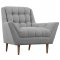 Response EEI-1788 Sofa in Expectation Gray Fabric by Modway