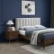 Vance Bed in Beige Velvet by Meridian w/Options